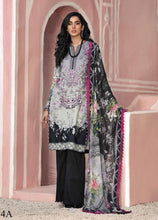 Load image into Gallery viewer, Buy Roheenaz Summer Collection 2021 4A Black Lawn dress from our official website. We have wide range of PAKISTANI DESIGNER DRESSES ONLINE with stitching facilities. These summer days get your dress as like PAKISTANI BOUTIQUE DRESSES. We have Brands such as MARIA B ASIM JOFA Get your dress in UK, USA from Lebaasonline