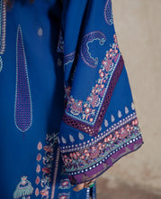 Load image into Gallery viewer, REPUBLIC WOMEN&#39;S WEAR | NIGHAT LAWN COLLECTION &#39;21 | D2 Bright Blue Winter wear for the Pakistani look. The Velvet salwar kameez, winter shawls designs of Republic women&#39;s wear, Maria B, Asim Jofa are available in our Pakistani designer boutique. Get Velvet suits in UK USA, France from Lebaasonline