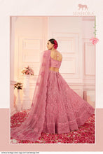 Load image into Gallery viewer, Buy Senhora Bridal Heritage Heavy Lehenga Choli | 2014-B Pink color. We have elegant collection of Indian Bridal dresses online UK and Party or Wedding wear of Indian designers like Maisha Viviana, Alizeh. Buy unstitched or even customized Anarkali Lehnga Indian Wedding Dresses online UK from Lebaasonline.co.uk