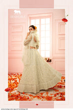 Load image into Gallery viewer, Buy Senhora Bridal Heritage Heavy Lehenga Choli | 2014-A Off-White color. We have elegant collection of Indian Bridal dresses online UK and Party or Wedding wear of Indian designers like Maisha Viviana, Alizeh. Buy unstitched or even customized Anarkali Lehnga Indian Wedding Dresses online UK from Lebaasonline.co.uk
