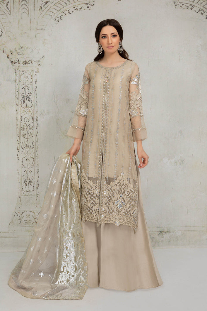 Buy Maria B Suit Grey SF-EA21-02 Ready to Wear and Stitched. READY MADE MARIA B EID COLLECTION 2021 Rejoice this Eid ambiance with balance of dynamic hues with  Pakistani Wedding designer clothes 2021 from the top fashion designer such as MARIA. B online in UK & USA Express shipping to London Manchester & worldwide 