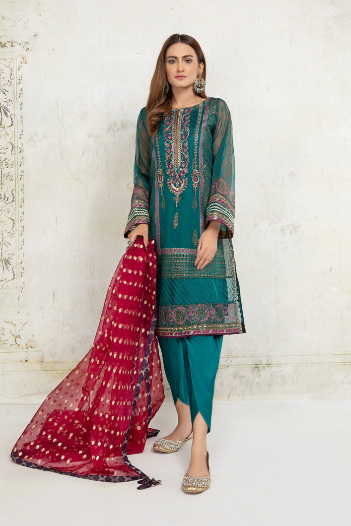 Buy Maria B Suit Sea Green SF-EA21-09 Ready to Wear and Stitched. READY MADE MARIA B EID COLLECTION 2021 Rejoice this Eid ambiance with balance of dynamic hues with NEW Pakistani designer clothes 2021 from the top fashion designer such as MARIA. B online in UK & USA Express shipping to London Manchester & worldwide 
