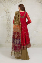 Load image into Gallery viewer, Buy Maria B Suit Red SF-EA21-12 Red color Ready to Wear. READY MADE MARIA B BRIDAL COLLECTION UK 2021 Rejoice this season with balance of dynamic hues with  Pakistani Wedding designer clothes 2021 from the top fashion designer such as MARIA. B online in UK &amp; USA Express shipping to London Manchester &amp; worldwide 