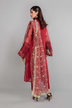 Load image into Gallery viewer, Buy Maria B Suit Maroon SF-SS21-08 Ready to Wear and Stitched. Straight shirt with embroidered border and sleeves paired with tissue embroidered gharara and contrast foiled printed dupatta. BUY PAK DRESS, MARIA B MPRINT EID DRESS, MARIA B M PRINT LAWN 2021 AT PAKISTANI DRESSES ONLINE from LebaasOnline in UK &amp; USA!