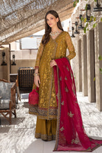 Load image into Gallery viewer, Buy Suit Mustard SF-W22-10 | Maria B Ready to Wear Online dresses UK 2021 Rejoice this season with balance of dynamic hues with PAKISTANI WEDDING DRESSES ONLINE UK from the top fashion designer such as MARIA. B online in UK &amp; USA Express shipping to London Manchester &amp; worldwide from Lebaasonline only
