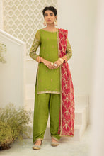 Load image into Gallery viewer, Buy Suit Green SF-W22-14 | Maria B Ready to Wear Online dresses UK 2022 Rejoice this season with balance of dynamic hues with PAKISTANI WEDDING DRESSES ONLINE UK from the top fashion designer such as MARIA. B online in UK &amp; USA Express shipping to London Manchester &amp; worldwide from Lebaasonline only