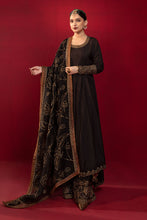 Load image into Gallery viewer, Buy Suit Black SF-W22-19 | Maria B Ready to Wear Online dresses UK 2022 Rejoice this season with balance of dynamic hues with PAKISTANI WEDDING DRESSES ONLINE UK from the top fashion designer such as MARIA. B online in UK &amp; USA Express shipping to London Manchester &amp; worldwide from Lebaasonline only
