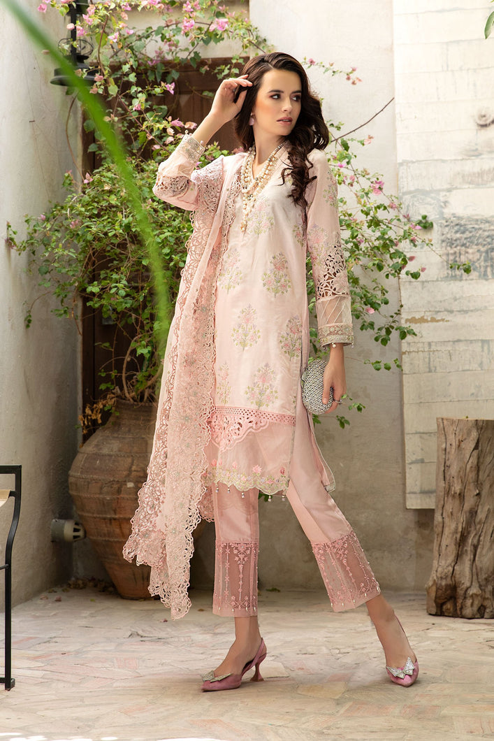 Buy Suit Pink SF-W22-63 | Maria B Ready to Wear Online dresses UK 2021 Rejoice this season with balance of dynamic hues with PAKISTANI WEDDING DRESSES ONLINE UK from the top fashion designer such as MARIA. B online in UK & USA Express shipping to London Manchester & worldwide from Lebaasonline only