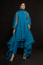 Load image into Gallery viewer, Buy Suit Blue SF-W22-52 | Maria B Ready to Wear Online dresses UK 2022 Rejoice this season with balance of dynamic hues with PAKISTANI WEDDING DRESSES ONLINE UK from the top fashion designer such as MARIA. B online in UK &amp; USA Express shipping to London Manchester &amp; worldwide from Lebaasonline only