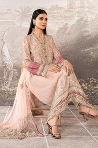 Buy Maria B Silk Net '21 | SN-101 Peach @lebaasonline. Maria b Silk Net Collection 2021 has varied variety of colors. Pakistani Silk dresses USA are exclusively in demand for evening & Party Wear. Pakistani Bridal dresses online UK can be customized at our designer boutique in USA, France from Lebaasonline SALE!