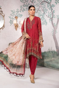 Buy Maria B Silk Net '21 | SN-105 Red @lebaasonline. Maria b Silk Net Collection 2021 has varied variety of colors. Pakistani Silk dresses USA are exclusively in demand for evening & Party Wear. Indian Bridal dresses online UK can be customized at our designer boutique in USA, France from Lebaasonline