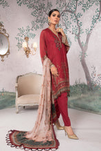 Load image into Gallery viewer, Buy Maria B Silk Net &#39;21 | SN-105 Red @lebaasonline. Maria b Silk Net Collection 2021 has varied variety of colors. Pakistani Silk dresses USA are exclusively in demand for evening &amp; Party Wear. Indian Bridal dresses online UK can be customized at our designer boutique in USA, France from Lebaasonline