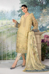 Buy Maria B Silk Net '21 | SN-107 Yellow @lebaasonline. Maria b Silk Net Collection 2021 has varied variety of colors. Pakistani Silk dresses USA are exclusively in demand for evening & Party Wear. Pakistani Bridal dresses online UK can be customized at our designer boutique in USA, France from Lebaasonline SALE!