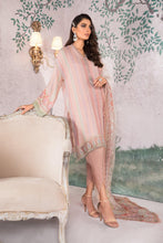 Load image into Gallery viewer, Buy Maria B Silk Net &#39;21 | SN-108 Cream and Pink @lebaasonline. Maria b Silk Net Collection 2021 has varied variety of colors. Pakistani Silk dresses USA are exclusively in demand for evening &amp; Party Wear. Indian Bridal dresses online UK can be customized at our designer boutique in USA, France from Lebaasonline SALE!