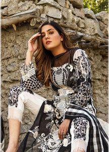 ZUNUJ | SOIREE FORMAL COLLECTION 2021 | FERN | D-03 Black Dress exclusively available @lebaasonline. ZUNUJ PAKISTANI SUITS ONLINE is available for evening/party wear. We have various other brands such as MARIA B, SANA SAFINAZ. PAKISTANI BRIDAL DRESSES ONLINE USA can be customized in USA, France, UK at LEBAASONLINE