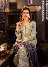 Load image into Gallery viewer, ASIM JOFA | WINTER COLLECTION 22 SYRA EDIT | Navy Blue Velvet Dress perfectly suits this winter wedding season. The Pakistani bridal dresses online UK with velvet touch is available @lebaasonline. We have various Pakistani designer boutique dresses of Maria B, Asim Jofa, Imrozia and you can get in UK USA
