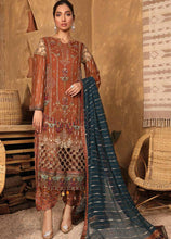 Load image into Gallery viewer, Buy Emaan Adeel | Virsa Luxury Chiffon Collection 2021 | VR 04 from Emaan Adeel&#39;s latest Pakistani Party wear UK. We are stockists of Emaan Adeel Chiffon 2021 collection, Maria b dresses Various Pakistani suits are available exclusively on SALE! Buy asian dresses UK from Lebaasonline in UK, Spain, Austria!