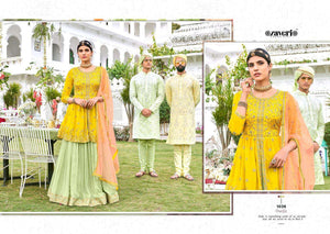 Buy Zaveri Outfit Vol 1 Designer Ready To Wear | 1036 Yellow READY MADE SALWAR KAMEEZ UK for this Festive and Party season. We have large variety of Indian designer catalogue such as Aashirwad, Vipul, Zoya. Shop now READY MADE PARTY WEAR INDIAN SUITS UK at Lebaasonline.co.uk