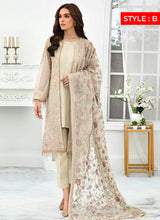 Load image into Gallery viewer, Zarif - Flora PAKISTANI DRESSES &amp; READY MADE PAKISTANI CLOTHES UK. Buy Zarif UK Embroidered Collection of Winter Lawn, Original Pakistani Brand Clothing, Unstitched &amp; Stitched suits for Indian Pakistani women. Next Day Delivery in the U. Express shipping to USA, France, Germany &amp; Australia 