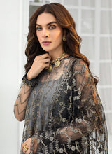 Load image into Gallery viewer, Zarif - Graphite PAKISTANI DRESSES &amp; READY MADE PAKISTANI CLOTHES UK. Buy Zarif UK Embroidered Collection of Winter Lawn, Original Pakistani Brand Clothing, Unstitched &amp; Stitched suits for Indian Pakistani women. Next Day Delivery in the U. Express shipping to USA, France, Germany &amp; Australia 