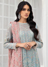 Load image into Gallery viewer, Zarif - Blue Mist PAKISTANI DRESSES &amp; READY MADE PAKISTANI CLOTHES UK. Buy Zarif UK Embroidered Collection of Winter Lawn, Original Pakistani Brand Clothing, Unstitched &amp; Stitched suits for Indian Pakistani women. Next Day Delivery in the U. Express shipping to USA, France, Germany &amp; Australia 