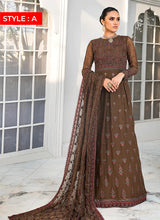 Load image into Gallery viewer, Zarif - Hazel Wood PAKISTANI DRESSES &amp; READY MADE PAKISTANI CLOTHES UK. Buy Zarif UK Embroidered Collection of Winter Lawn, Original Pakistani Brand Clothing, Unstitched &amp; Stitched suits for Indian Pakistani women. Next Day Delivery in the U. Express shipping to USA, France, Germany &amp; Australia 