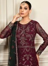 Load image into Gallery viewer, Zarif - Berry Wood PAKISTANI DRESSES &amp; READY MADE PAKISTANI CLOTHES UK. Buy Zarif UK Embroidered Collection of Winter Lawn, Original Pakistani Brand Clothing, Unstitched &amp; Stitched suits for Indian Pakistani women. Next Day Delivery in the U. Express shipping to USA, France, Germany &amp; Australia 