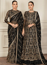 Load image into Gallery viewer, Zarif - Black Ruby PAKISTANI DRESSES &amp; READY MADE PAKISTANI CLOTHES UK. Buy Zarif UK Embroidered Collection of Winter Lawn, Original Pakistani Brand Clothing, Unstitched &amp; Stitched suits for Indian Pakistani women. Next Day Delivery in the U. Express shipping to USA, France, Germany &amp; Australia 