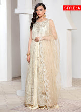Load image into Gallery viewer, Zarif - Ivory PAKISTANI DRESSES &amp; READY MADE PAKISTANI CLOTHES UK. Buy Zarif UK Embroidered Collection of Winter Lawn, Original Pakistani Brand Clothing, Unstitched &amp; Stitched suits for Indian Pakistani women. Next Day Delivery in the U. Express shipping to USA, France, Germany &amp; Australia 
