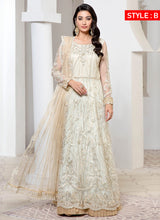 Load image into Gallery viewer, Zarif - Ivory PAKISTANI DRESSES &amp; READY MADE PAKISTANI CLOTHES UK. Buy Zarif UK Embroidered Collection of Winter Lawn, Original Pakistani Brand Clothing, Unstitched &amp; Stitched suits for Indian Pakistani women. Next Day Delivery in the U. Express shipping to USA, France, Germany &amp; Australia 