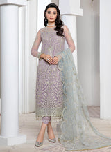 Load image into Gallery viewer, Zarif - Lilac PAKISTANI DRESSES &amp; READY MADE PAKISTANI CLOTHES UK. Buy Zarif UK Embroidered Collection of Winter Lawn, Original Pakistani Brand Clothing, Unstitched &amp; Stitched suits for Indian Pakistani women. Next Day Delivery in the U. Express shipping to USA, France, Germany &amp; Australia 